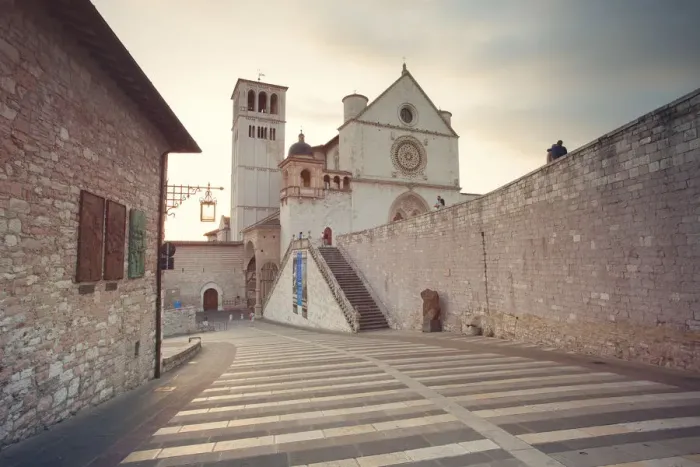 Framed Print : Upper Basilica of St. Francis of Assisi, Perugia district, Umbria, Italy Framed Print : Upper Basilica of St. Francis of Assisi, Perugia district, Umbria, Italy
