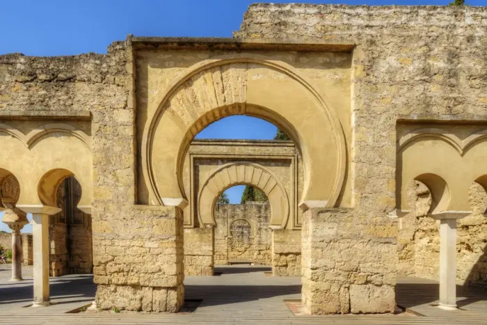 Framed Print : Upper basilical hall or Dar al-Jund, Medina Azahara archeological site, Cordoba, Andalusia Framed Print : Upper basilical hall or Dar al-Jund, Medina Azahara archeological site, Cordoba, Andalusia