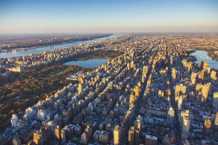 Framed Print : Upper East Side and Central Park, Manhattan, New York City, New York, USA Framed Print : Upper East Side and Central Park, Manhattan, New York City, New York, USA