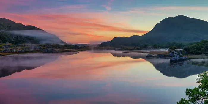 Framed Print : Upper Lake at Sunrise, Killarney, Co. Kerry, Ireland Framed Print : Upper Lake at Sunrise, Killarney, Co. Kerry, Ireland