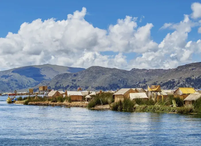 Framed Print : Uros Floating Islands, Lake Titicaca, Puno Region, Peru Framed Print : Uros Floating Islands, Lake Titicaca, Puno Region, Peru