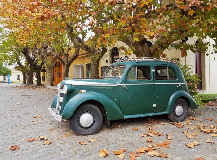 Framed Print : Uruguay, Colonia Department, Colonia del Sacramento, Vintage car on the cobblestone Framed Print : Uruguay, Colonia Department, Colonia del Sacramento, Vintage car on the cobblestone