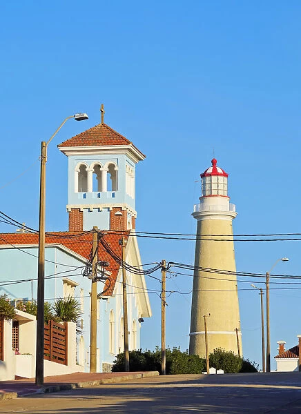 Uruguay, Maldonado Department, Punta del Este, View of the Church of Our Lady of