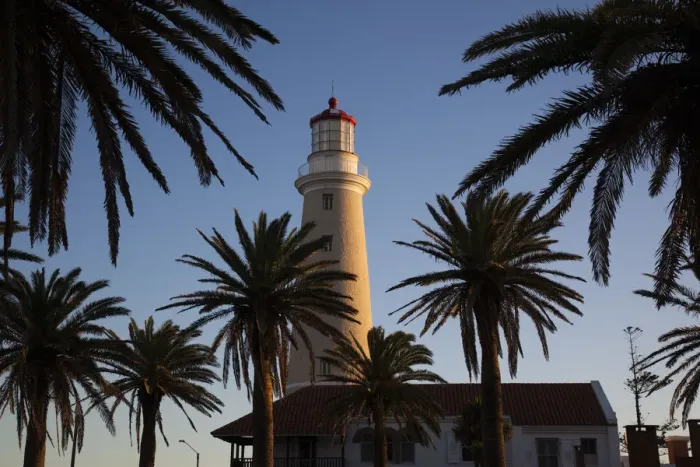 Framed Print : Uruguay, Punta del Este, town lighthouse, sunset Framed Print : Uruguay, Punta del Este, town lighthouse, sunset