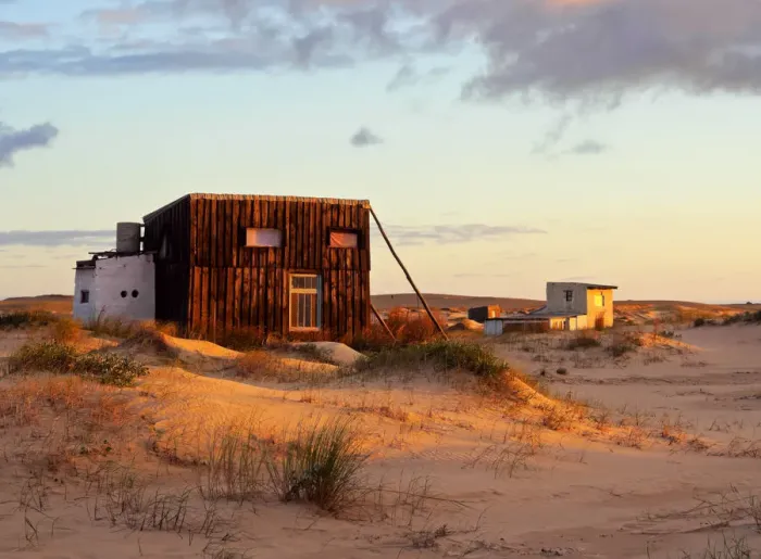 Framed Print : Uruguay, Rocha Department, Cabo Polonio, Sunrise at dunes Framed Print : Uruguay, Rocha Department, Cabo Polonio, Sunrise at dunes