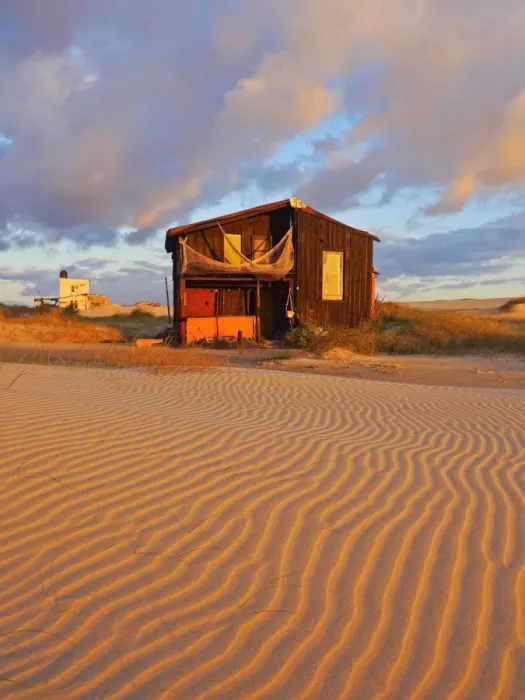 Framed Print : Uruguay, Rocha Department, Cabo Polonio, Sunrise at dunes Framed Print : Uruguay, Rocha Department, Cabo Polonio, Sunrise at dunes
