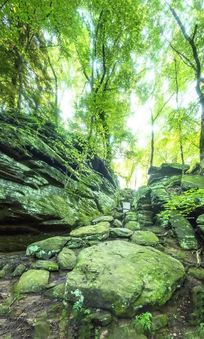 Framed Print : USA, Akron, Ohio, The Ledges Is A Trail Of Ancient Towering Rock Formations And Sandstone Cliffs, Cuyahoga Valley National Park Framed Print : USA, Akron, Ohio, The Ledges Is A Trail Of Ancient Towering Rock Formations And Sandstone Cliffs, Cuyahoga Valley National Park