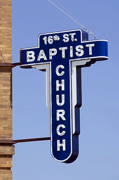 USA, Alabama, Birmingham, 16th Street Baptist Church, American Civil Rights Movement