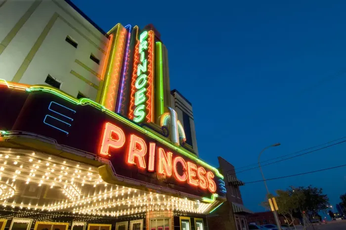 Framed Print : USA, Alabama, Decatur, Dusk, Princess Theatre, Silent Film and Vaudeville Playhouse Framed Print : USA, Alabama, Decatur, Dusk, Princess Theatre, Silent Film and Vaudeville Playhouse