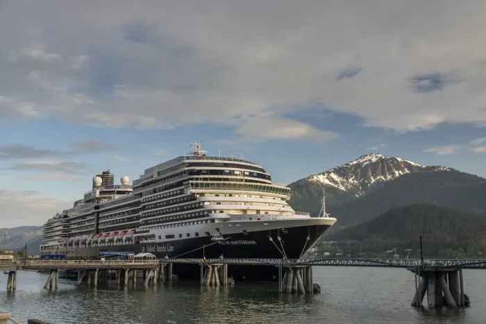 Framed Print : USA, Alaska, Juneau, Cruise Ship Harbour Framed Print : USA, Alaska, Juneau, Cruise Ship Harbour