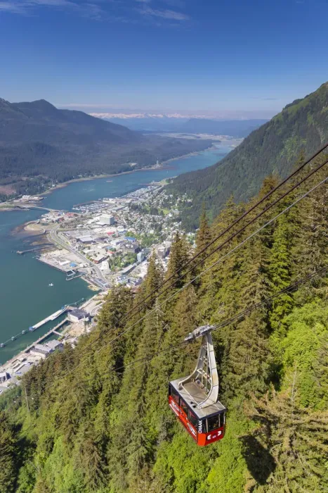 Framed Print : USA, Alaska, Juneau, Mount Roberts Tramway Framed Print : USA, Alaska, Juneau, Mount Roberts Tramway
