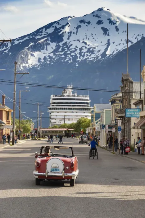 Framed Print : USA, Alaska, Skagway, old town Framed Print : USA, Alaska, Skagway, old town