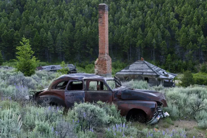 Framed Print : USA, America, Montana, Comet Ghost Town Framed Print : USA, America, Montana, Comet Ghost Town