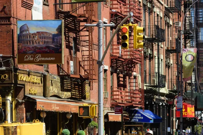 Framed Print : USA, American, New York, Manhattan Little Italy, Mulberry Street Framed Print : USA, American, New York, Manhattan Little Italy, Mulberry Street