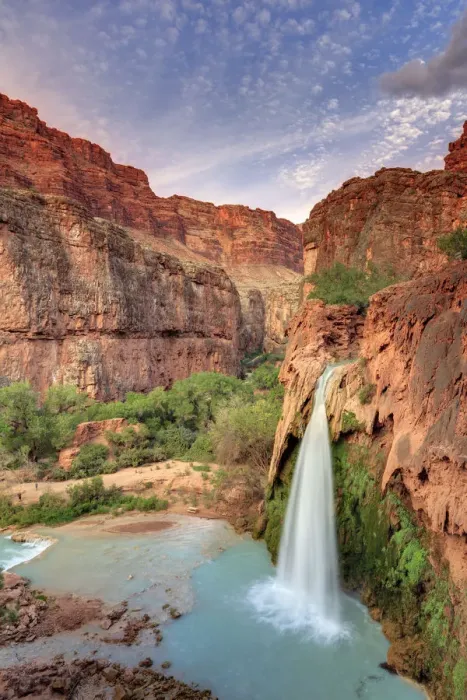 Framed Print : USA, Arizona, Gran Canyon, Havasu Canyon (Hualapai Reservation), Havasu Falls Framed Print : USA, Arizona, Gran Canyon, Havasu Canyon (Hualapai Reservation), Havasu Falls