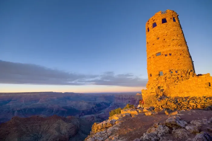 Framed Print : USA, Arizona, Grand Canyon, Desert View Watchtower Framed Print : USA, Arizona, Grand Canyon, Desert View Watchtower