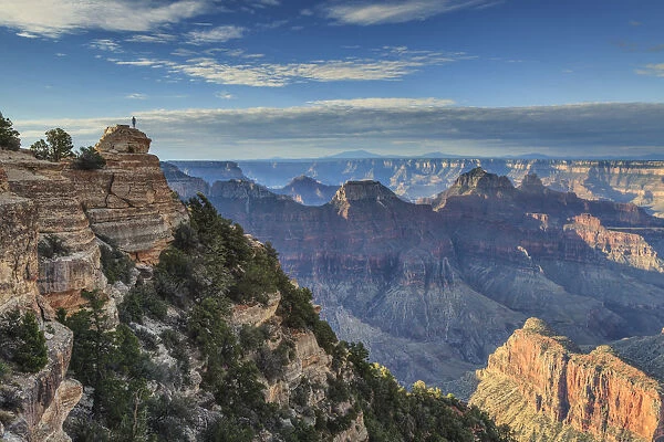 USA, Arizona, Grand Canyon National Park, North Rim, Bright Angel Point