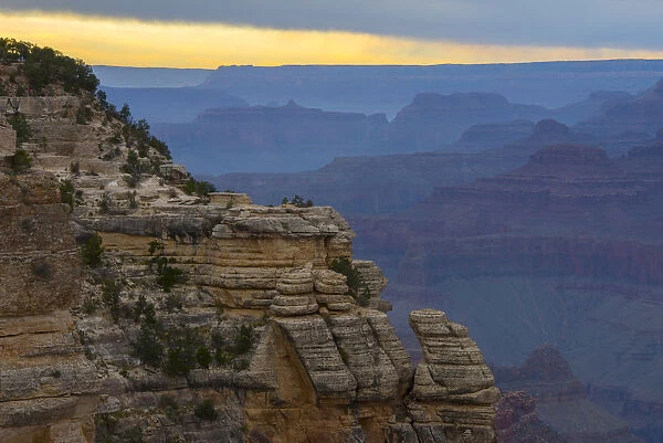 USA, Arizona, Grand Canyon National Park, UNESCO, World Heritage, South rim of the