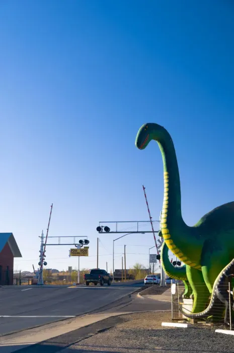 Framed Print : USA, Arizona, Holbrook, Route 66 Dinosaur Framed Print : USA, Arizona, Holbrook, Route 66 Dinosaur