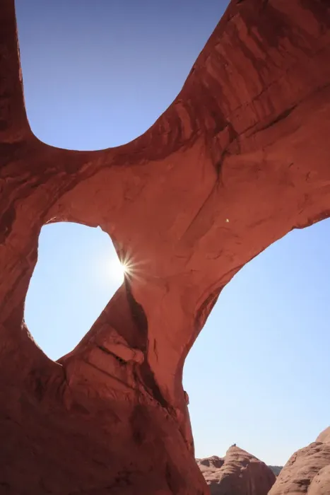 Framed Print : USA, Arizona, Monument Valley, Double Arch Framed Print : USA, Arizona, Monument Valley, Double Arch