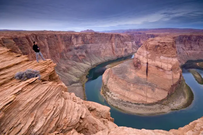 Framed Print : USA, Arizona, Page, Horseshoe Bend Canyon Framed Print : USA, Arizona, Page, Horseshoe Bend Canyon