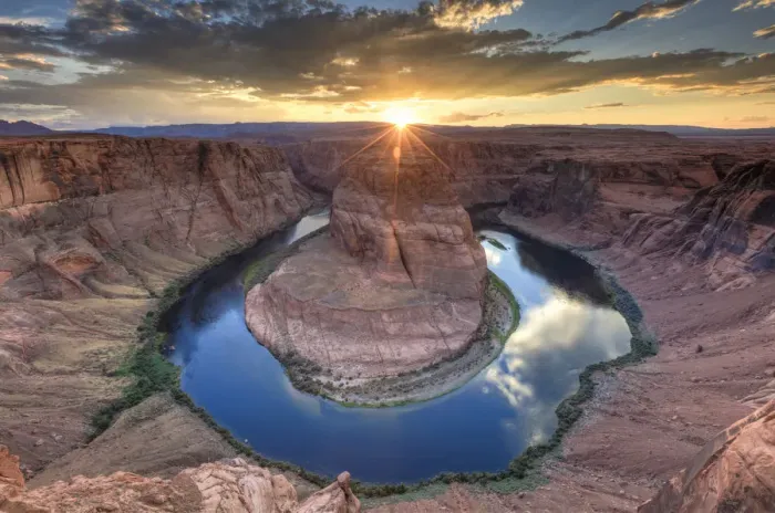 Framed Print : USA, Arizona, Page, Horseshoe Bend Canyon