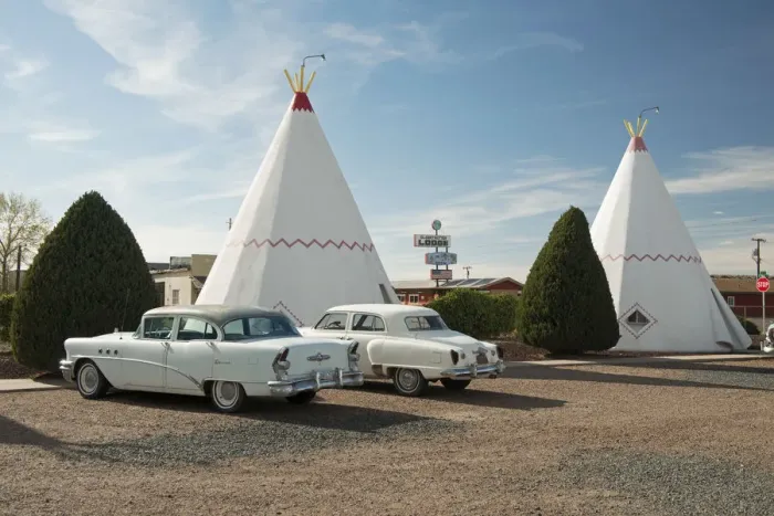 Framed Print : USA, Arizona, Route 66, Holbrook, wigwams & motel Framed Print : USA, Arizona, Route 66, Holbrook, wigwams & motel