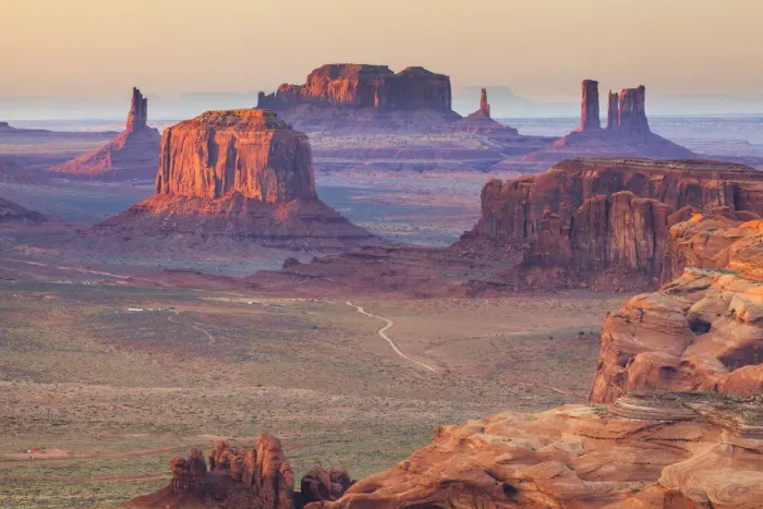 Framed Print : USA, Arizona, View over Monument Valley from the top of Hunts Mesa Framed Print : USA, Arizona, View over Monument Valley from the top of Hunts Mesa
