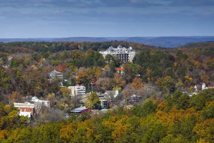 Framed Print : USA, Arkansas, Eureka Springs, Crescent Spring Hotel, elevated view Framed Print : USA, Arkansas, Eureka Springs, Crescent Spring Hotel, elevated view