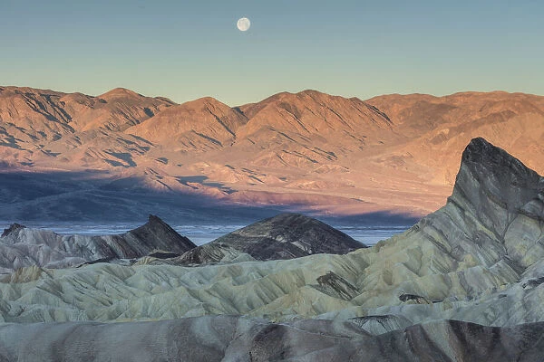 USA, California, Death Valley National Park, Zabriskie Point, morning light