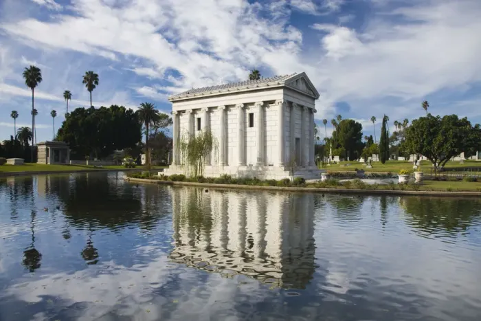 Framed Print : USA, California, Los Angeles, Hollywood, Hollywood Forever Cemetery, Garden of Framed Print : USA, California, Los Angeles, Hollywood, Hollywood Forever Cemetery, Garden of