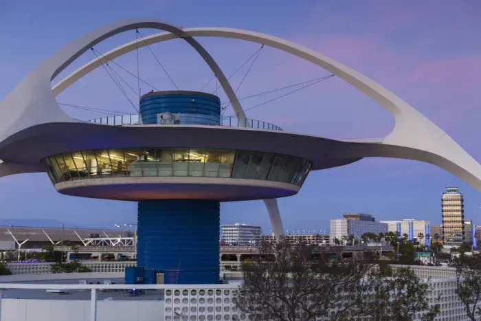 Framed Print : USA, California, Los Angeles, LAX, Los Angeles International Airport, former airport