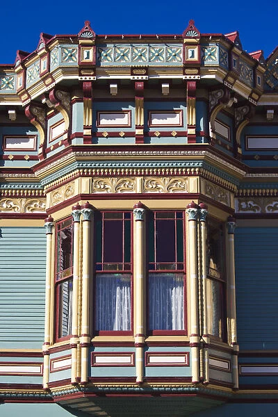 USA, California, Northern California, North Coast, Ferndale, Victorian-era buildings