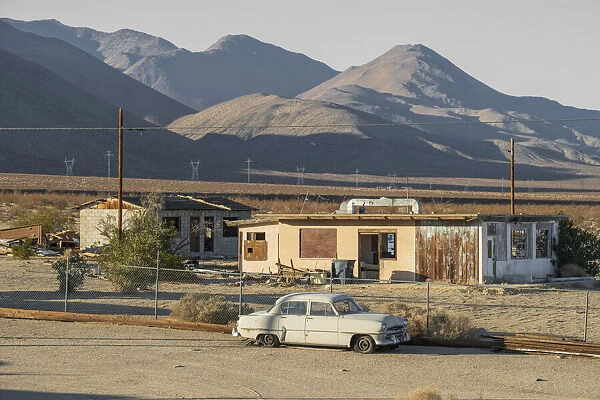 USA, California, Pearsonville, The Golden Cactus Ghost Town