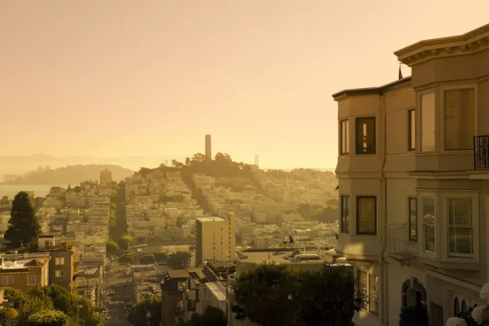 Framed Print : USA, California, San Francisco, Telegraph Hill and Coit Tower Framed Print : USA, California, San Francisco, Telegraph Hill and Coit Tower