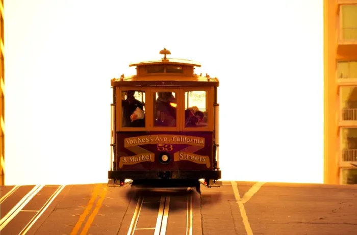Framed Print : USA, California, San Francisco, Cablecar Framed Print : USA, California, San Francisco, Cablecar