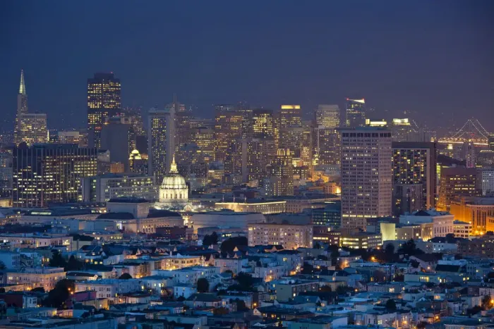 Framed Print : USA, California, San Francisco, Downtown Framed Print : USA, California, San Francisco, Downtown