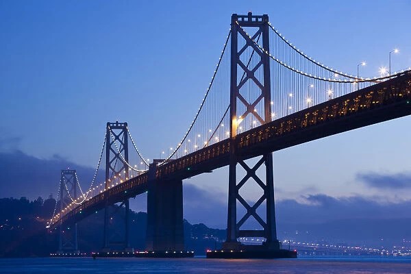 USA, California, San Francisco, Embarcadero, The Bay Bridge