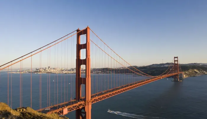 Framed Print : USA, California, San Francisco, Golden Gate Bridge