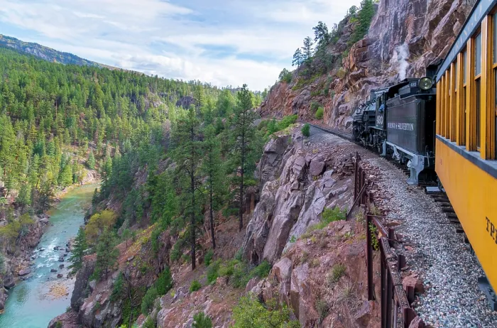 Framed Print : USA, Colorado, Animas Canyon, Animas River, Durango and Silverton Narrow Gauge Railroad Framed Print : USA, Colorado, Animas Canyon, Animas River, Durango and Silverton Narrow Gauge Railroad