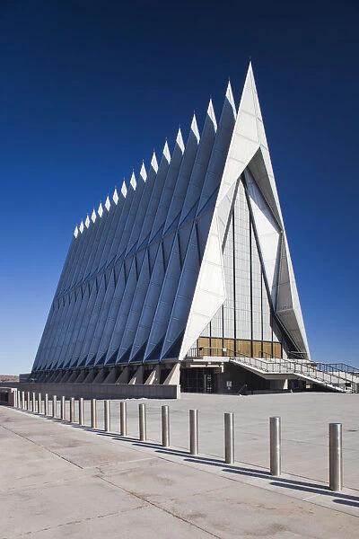 USA, Colorado, Colorado Springs, United States Air Force Academy, Cadets Chapel