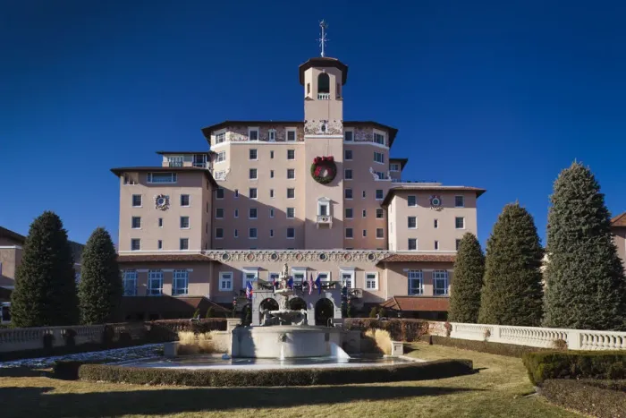Framed Print : USA, Colorado, Colorado Springs, Broadmoor Hotel, exterior, morning Framed Print : USA, Colorado, Colorado Springs, Broadmoor Hotel, exterior, morning