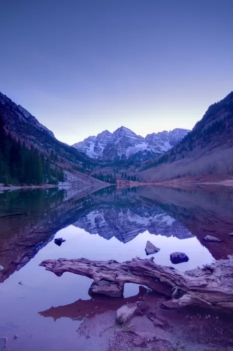 Framed Print : USA, Colorado, Maroon Bells Mountain reflected in Maroon Lake Framed Print : USA, Colorado, Maroon Bells Mountain reflected in Maroon Lake