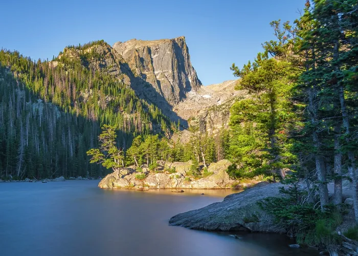 Framed Print : USA, Colorado, Rocky Mountain National Park, Dream Lake, Hallet Peak Framed Print : USA, Colorado, Rocky Mountain National Park, Dream Lake, Hallet Peak
