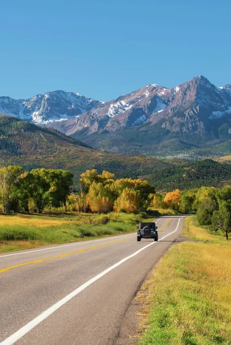 Framed Print : USA, Colorado, Rocky Mountains, San Juan Mountains, Sneffels Range, State Highway 62, San Juan Skyway, a National Scenic Byway Framed Print : USA, Colorado, Rocky Mountains, San Juan Mountains, Sneffels Range, State Highway 62, San Juan Skyway, a National Scenic Byway