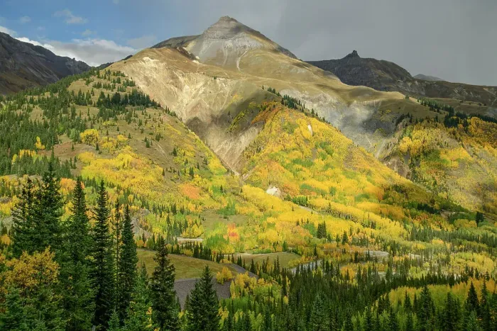 Framed Print : USA; Colorado; Rocky Mountains; San Juan Mountains; Million Dollar Highway; Ouray; Red Mountain pass Framed Print : USA; Colorado; Rocky Mountains; San Juan Mountains; Million Dollar Highway; Ouray; Red Mountain pass