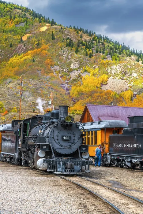 Framed Print : USA, Colorado, Silverton, Durango and Silverton Narrow Gauge Railroad Framed Print : USA, Colorado, Silverton, Durango and Silverton Narrow Gauge Railroad