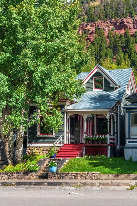 Framed Print : USA, Colorado, Telluride, West Colorado Avenue Framed Print : USA, Colorado, Telluride, West Colorado Avenue