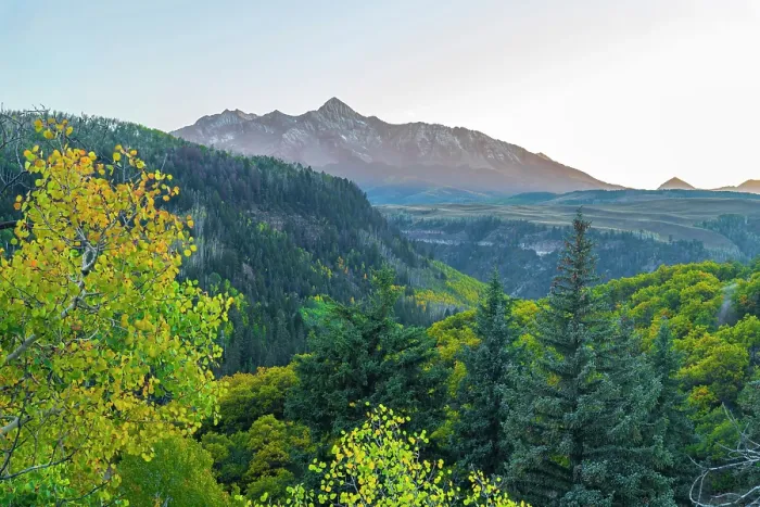 Framed Print : USA, Colorado, Telluride, Wilson Peak of the San Juan Mountains from Last Dollar Road Framed Print : USA, Colorado, Telluride, Wilson Peak of the San Juan Mountains from Last Dollar Road