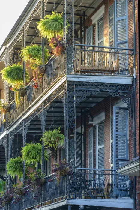 Framed Print : USA, Deep South, Louisiana, New Orleans, French Quarter